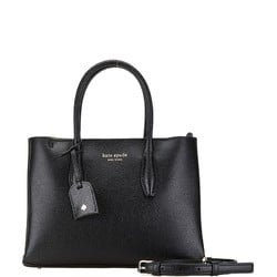 Kate Spade handbag shoulder bag black leather ladies