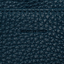 FENDI Peekaboo Selleria Long Wallet Billfold Blue Leather Women's