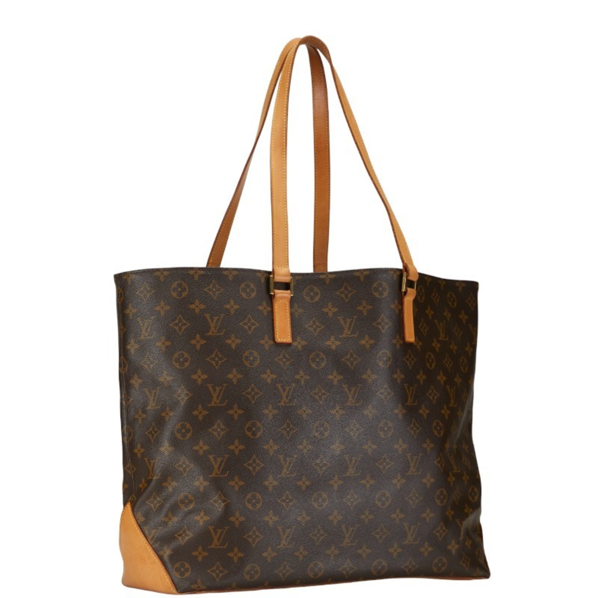 Louis Vuitton Monogram Cavallo Tote Bag Shoulder M51152 Brown PVC Leather Women's LOUIS VUITTON