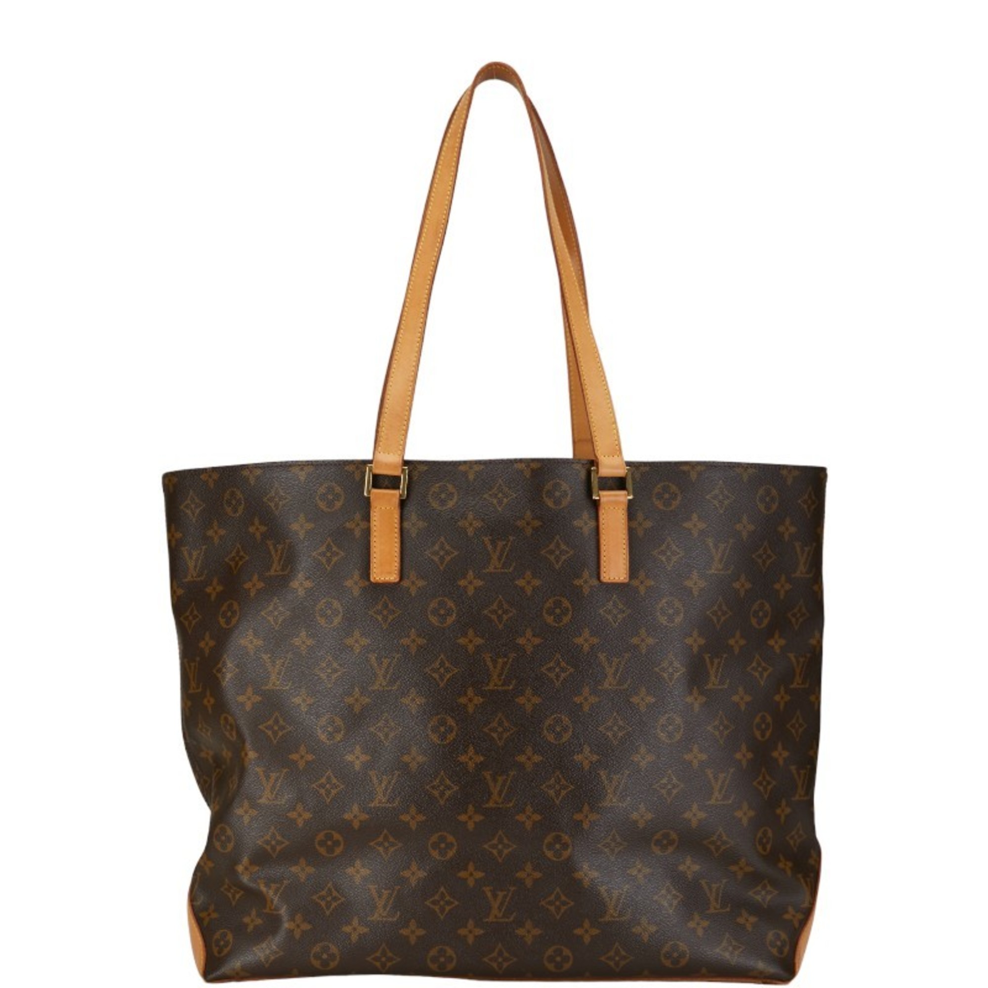 Louis Vuitton Monogram Cavallo Tote Bag Shoulder M51152 Brown PVC Leather Women's LOUIS VUITTON