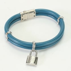 Louis Vuitton Bracelet Keep It Twice Cadena Blue Silver M6727E Women's EEM 0726-E2