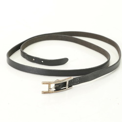 Hermes Api 3 Leather Bracelet Choker Black Women's ERM 0731-R12