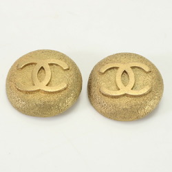 Chanel 94P Coco Mark Earrings Gold Women's EEM 0726-E11