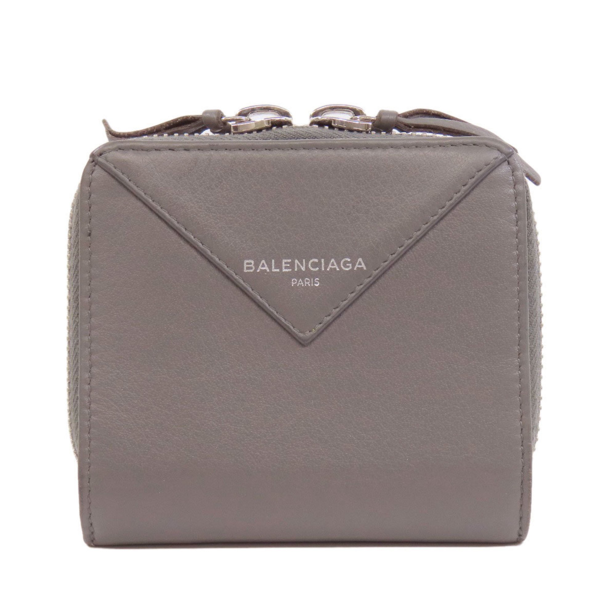 Balenciaga 371662 Paper Billfold Bi-fold Wallet Leather Women's BALENCIAGA