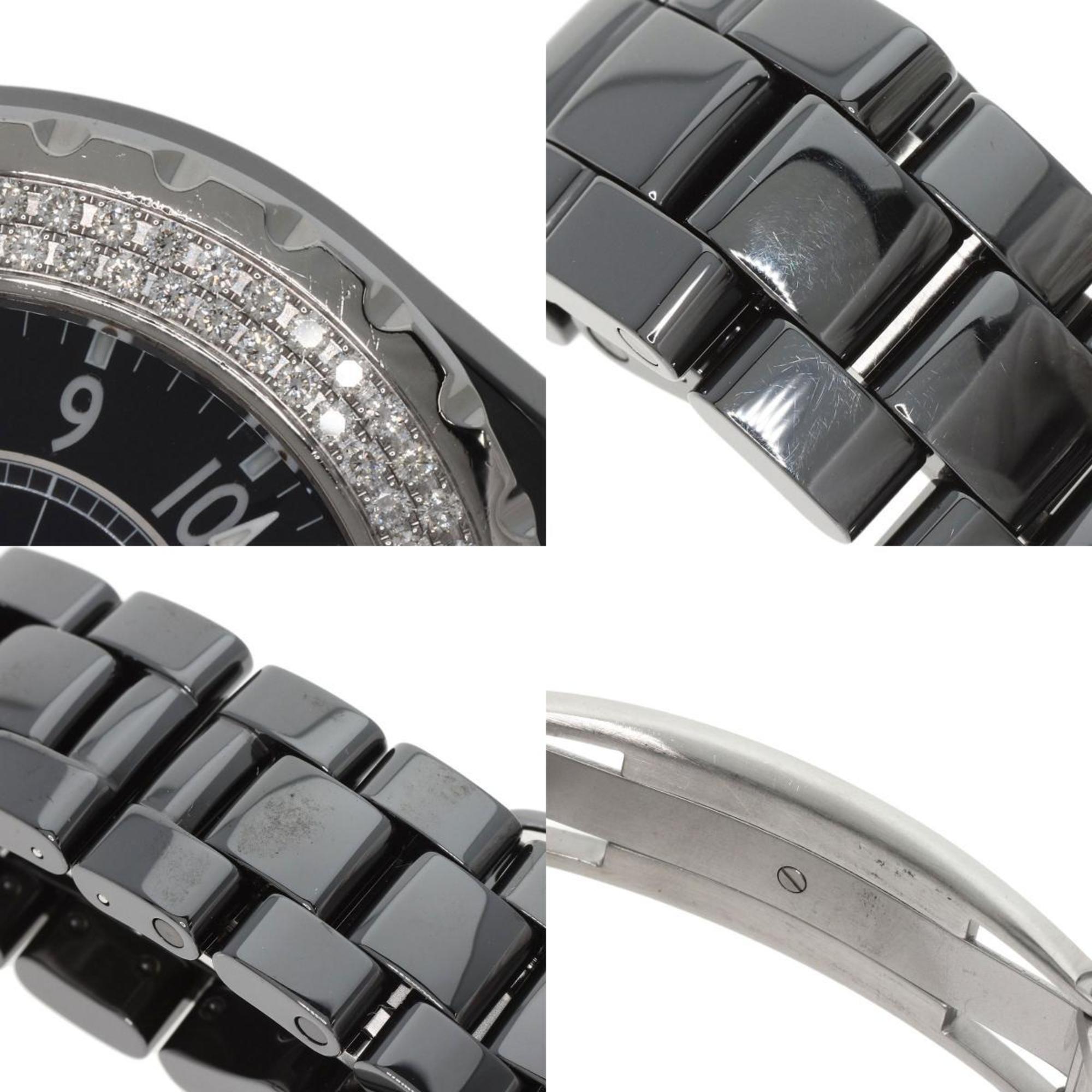 Chanel H0950 J12 38mm Bezel Diamond Date Watch Ceramic Men's CHANEL