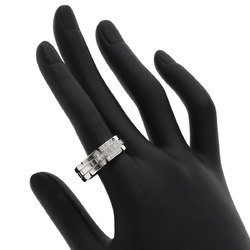 Cartier Tank Francaise Diamond #61 Ring, 18K White Gold, Women's, CARTIER