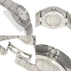 OMEGA 131.10.25.60.55.001 Constellation Manhattan 12P Diamond Watch Stainless Steel SS Ladies