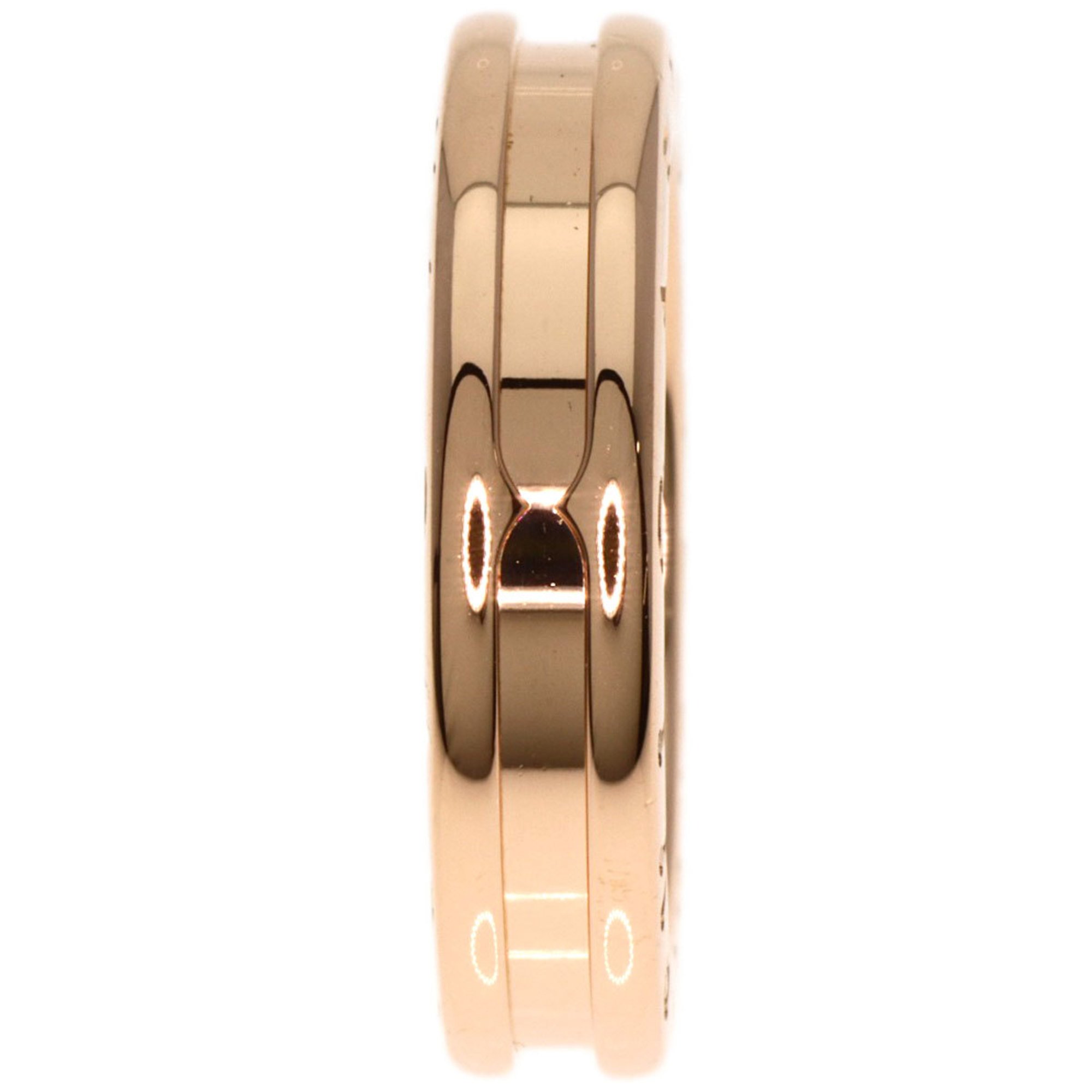 BVLGARI B-zero1 XS 1 Band #51 Ring, K18 Pink Gold, Women's