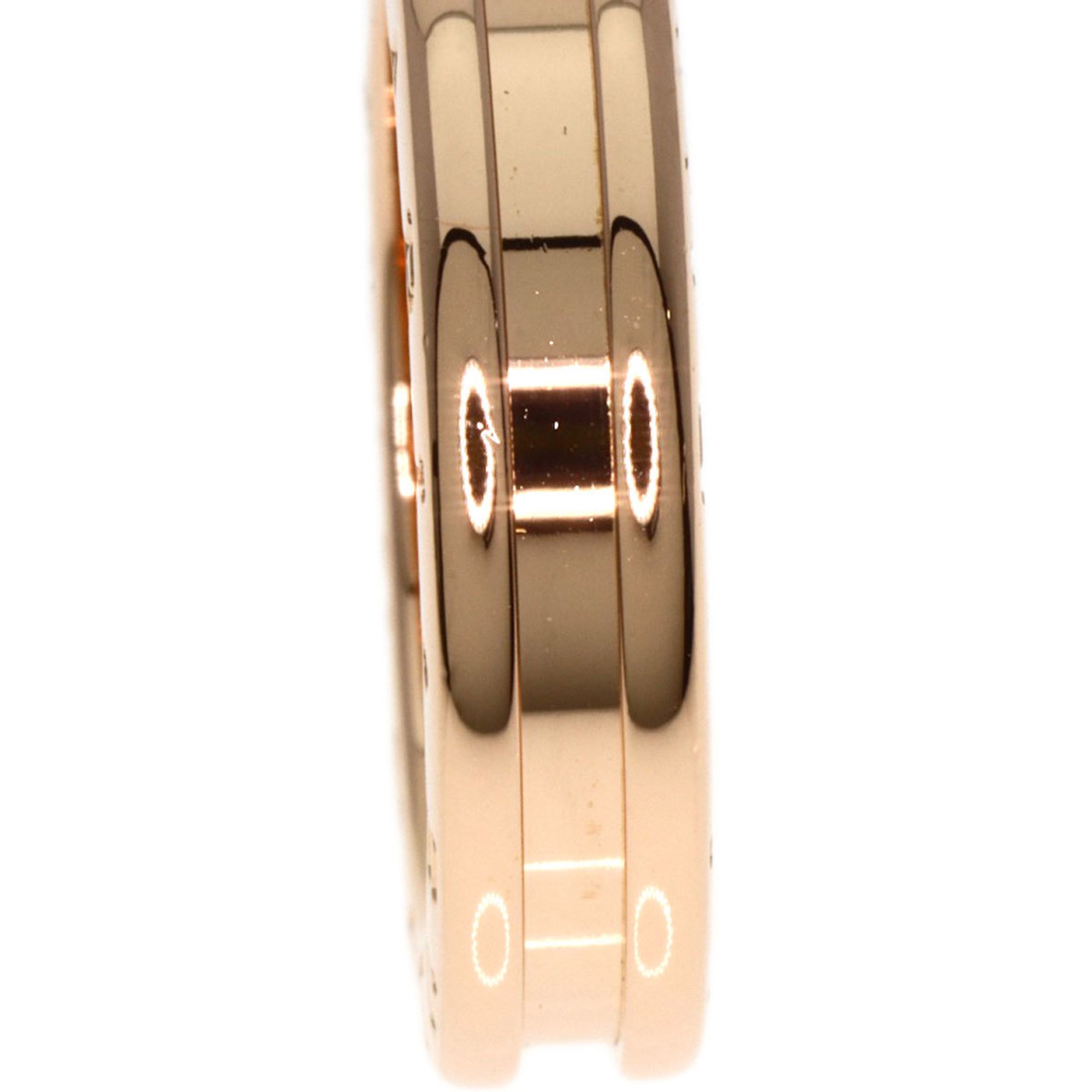 BVLGARI B-zero1 XS 1 Band #51 Ring, K18 Pink Gold, Women's