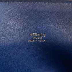 Hermes handbag Bolide 31 deep blue Taurillon Clemence Y stamp 2way shoulder black