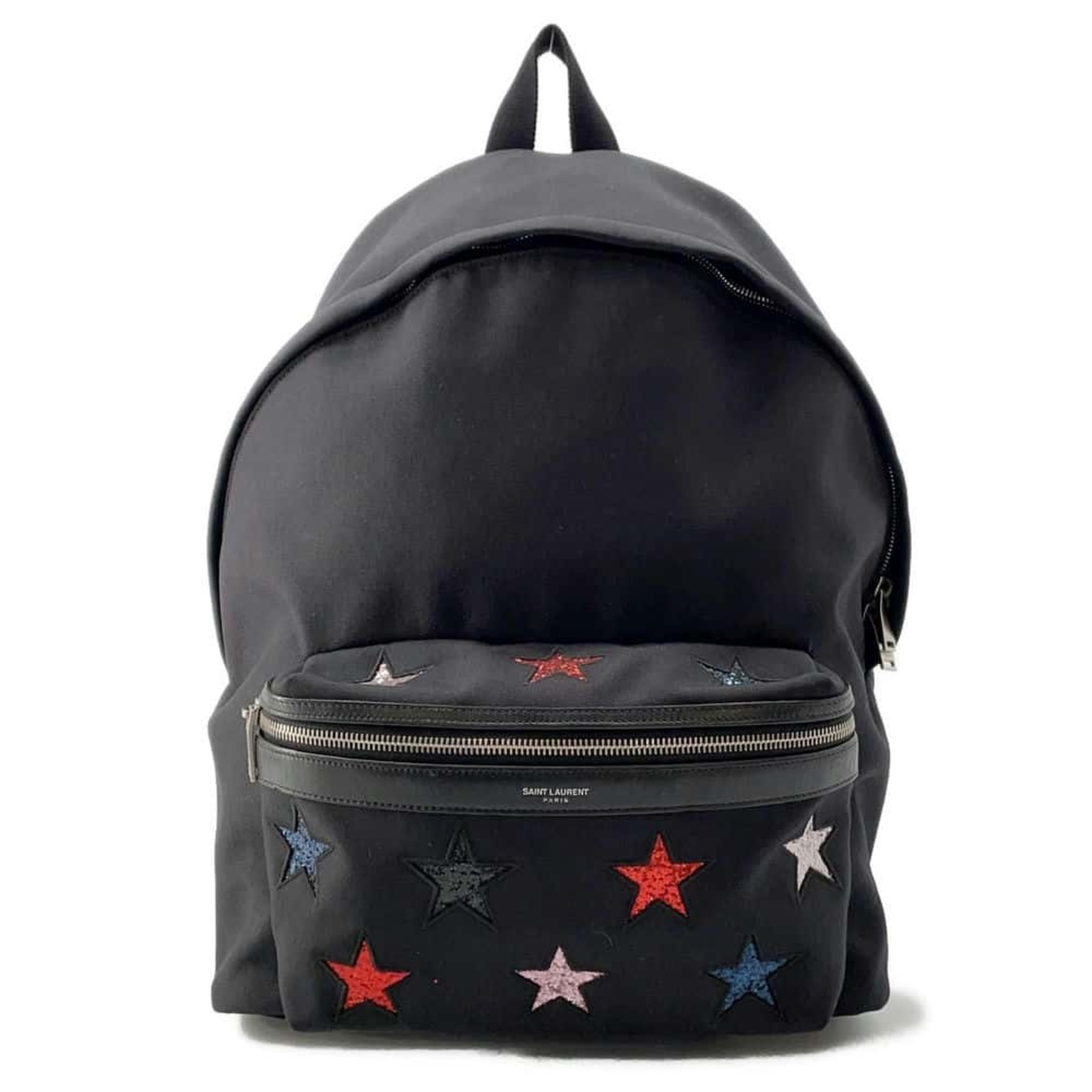 Yves Saint Laurent Saint Laurent Backpack California City Star 437087 SAINT LAURENT PARIS Bag Black