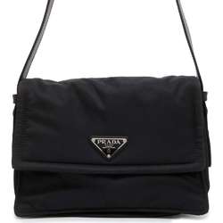 Prada Shoulder Bag Small Padded Re-Nylon 1BD313 PRADA Black