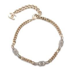 Chanel Choker Coco Mark CC Rhinestone B22 S CHANEL