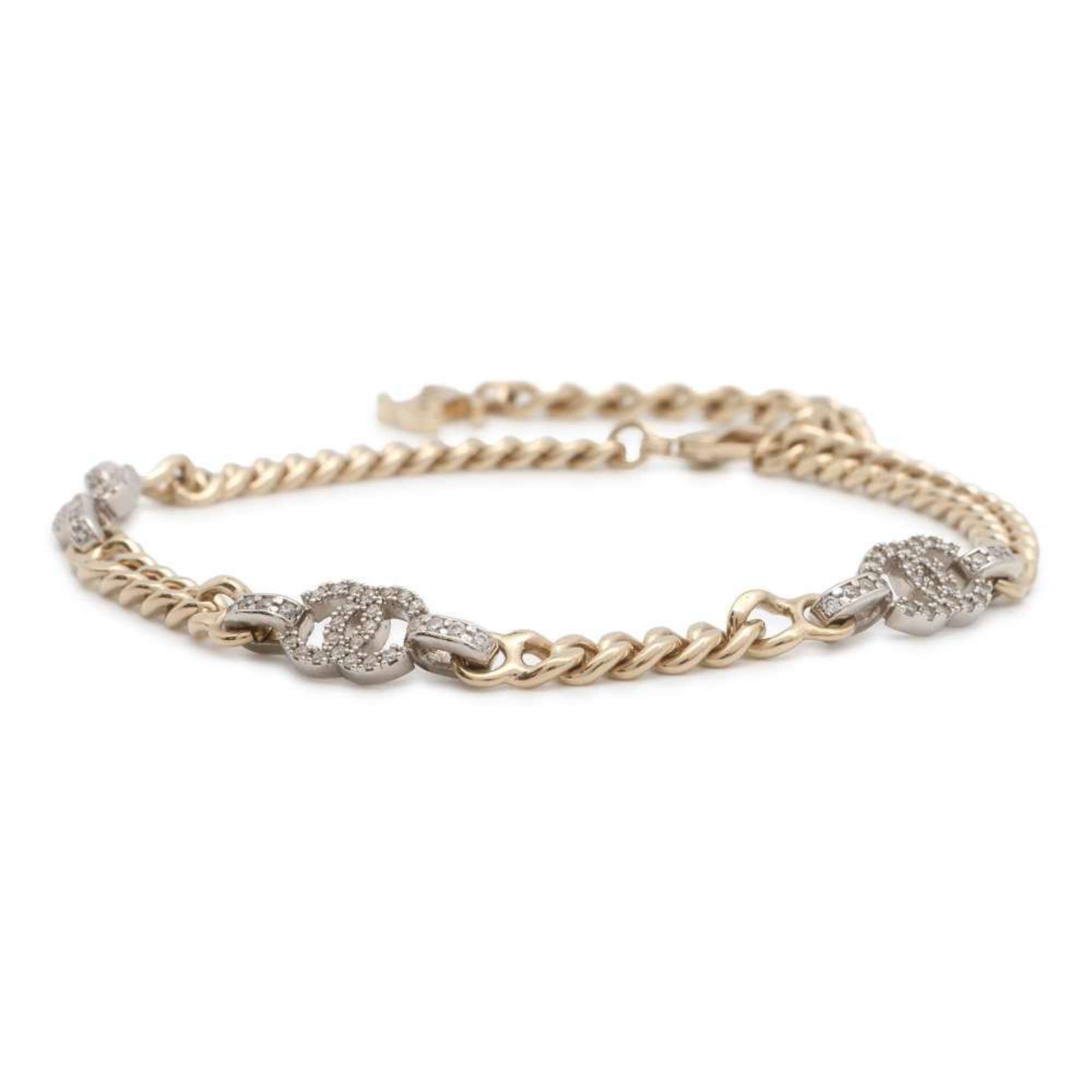 Chanel Choker Coco Mark CC Rhinestone B22 S CHANEL