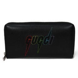 GUCCI Long Wallet Blade Embroidery Zip Around Embroidered Stitch Multicolor Embossed 597677 DTDTN 1058 Men's Billfold