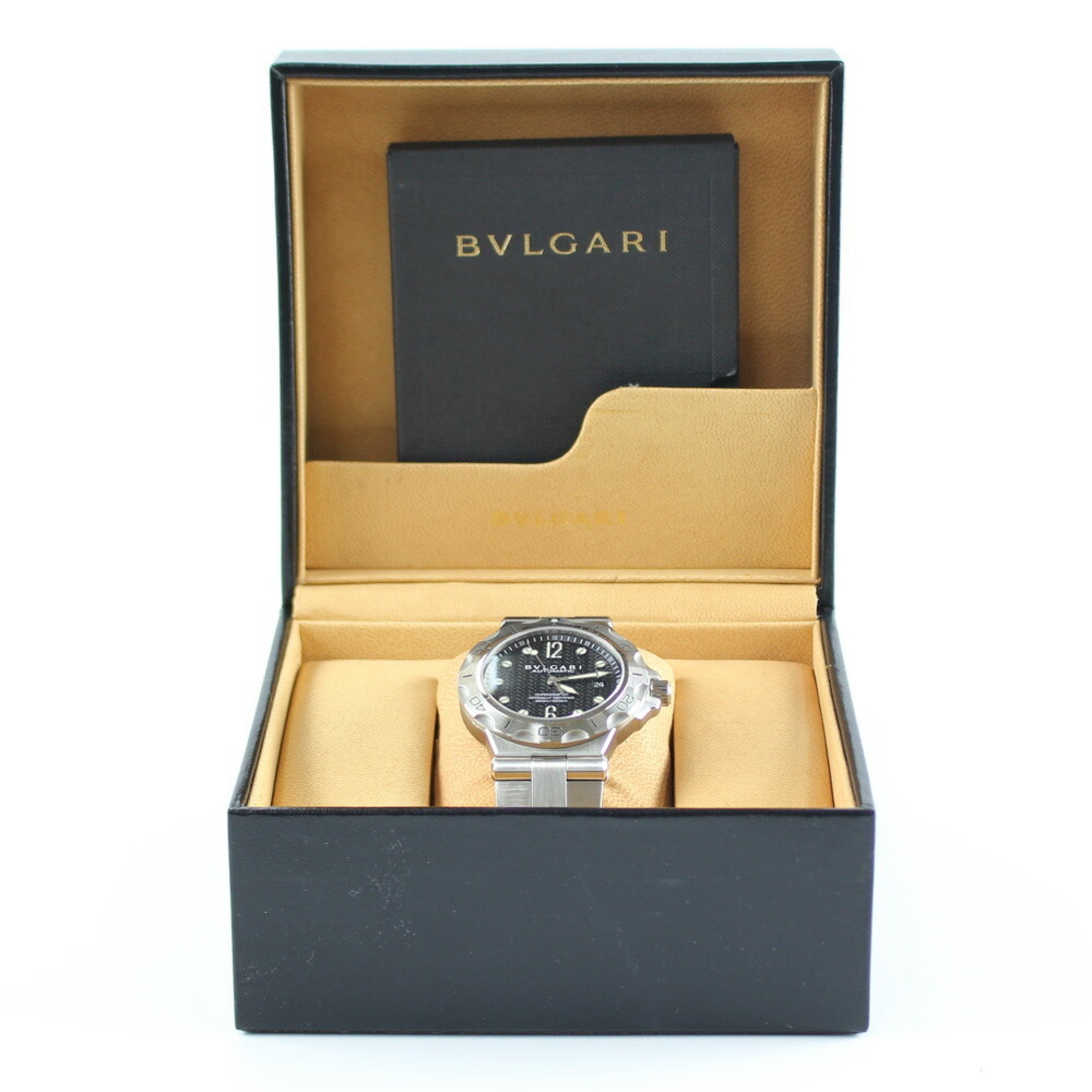 Bvlgari Diagono Scuba Watch Stainless Steel DP42SDS Automatic Men's BVLGARI Manufacturer's Finish