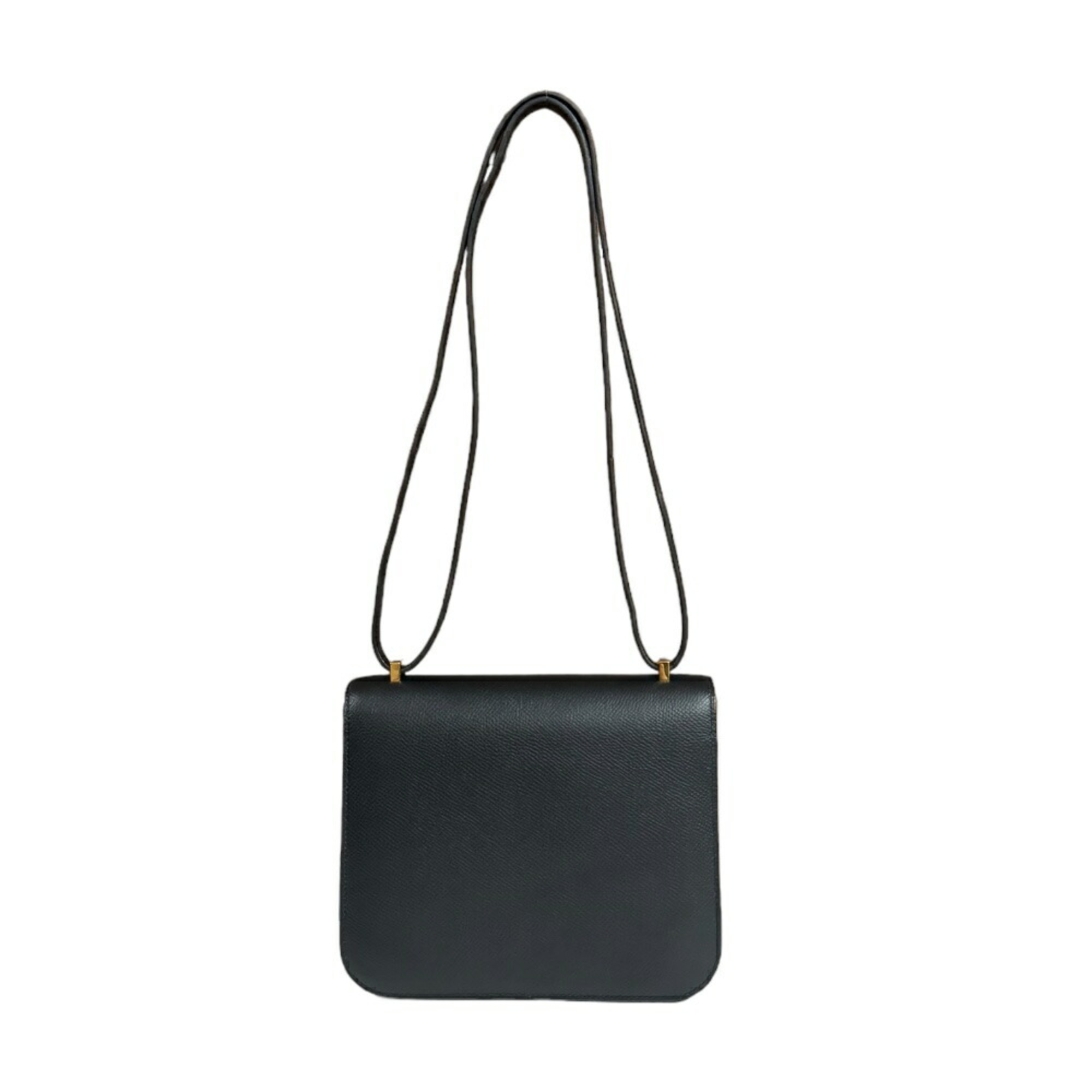 Hermes 18 Constance III Shoulder Bag Epsom Black Women's HERMES