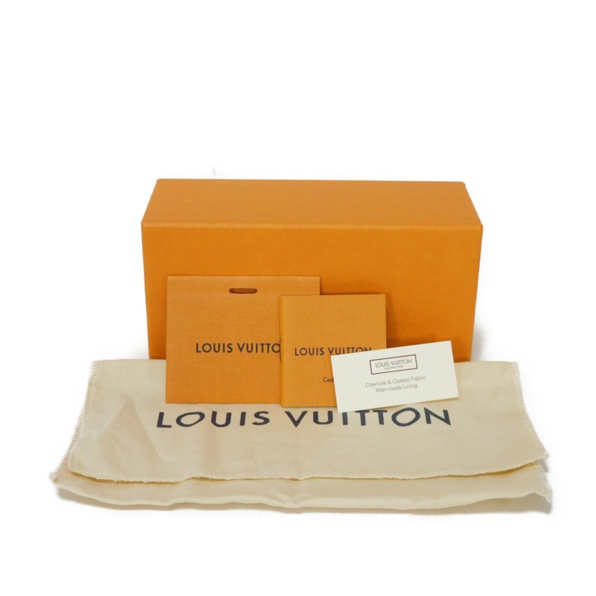 Louis Vuitton LOUIS VUITTON Pouch Set Golf Andrews Current LV Black Tea RFID Monogram Eclipse Noir GI0344 Men's