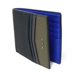 FENDI Bi-fold Wallet Selleria Billfold Card Case Cuoio Roma Multicolor 7M0169 SHY F07A9 Men's