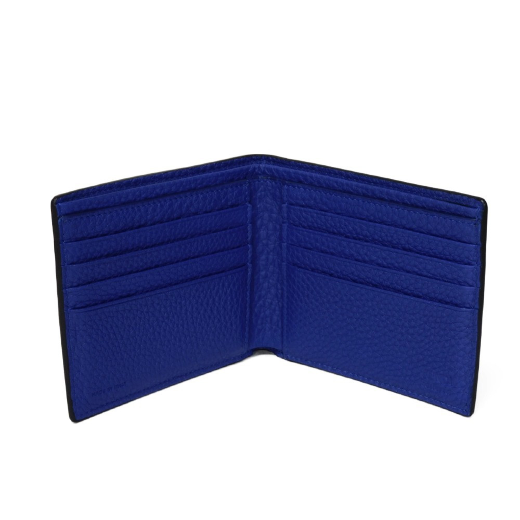 FENDI Bi-fold Wallet Selleria Billfold Card Case Cuoio Roma Multicolor 7M0169 SHY F07A9 Men's