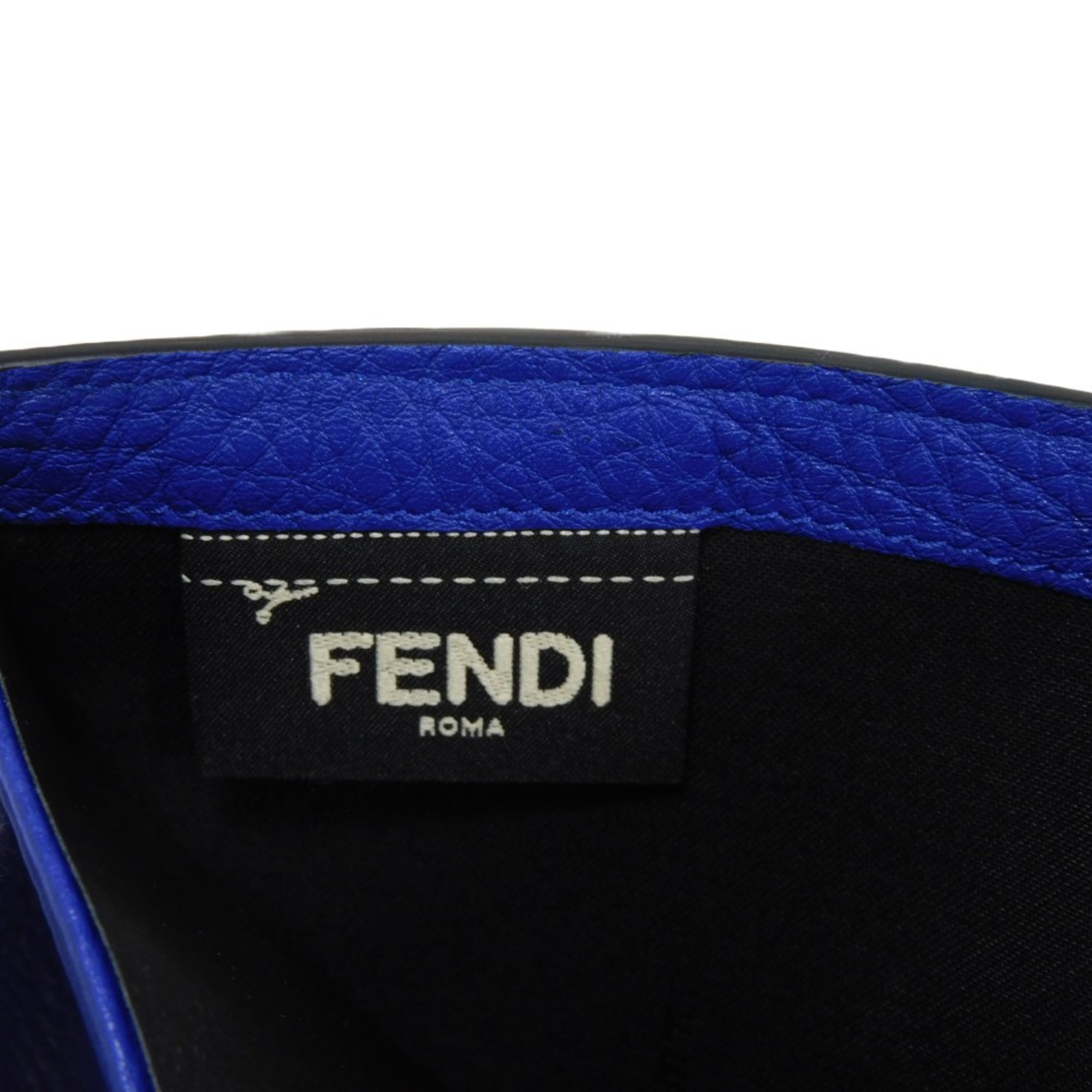 FENDI Bi-fold Wallet Selleria Billfold Card Case Cuoio Roma Multicolor 7M0169 SHY F07A9 Men's