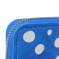 Louis Vuitton LOUIS VUITTON Long Wallet LV x YK Zippy Yayoi Kusama Monogram Empreinte Infinity Dot Blue Blanc M81954 Men's Women's Billfold