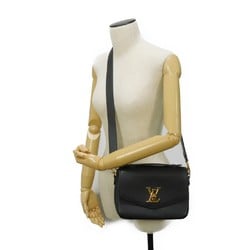 Louis Vuitton LOUIS VUITTON Shoulder Bag Oxford Lockme Current Twist Lock Handbag RFID LV Noir M22735 Women's