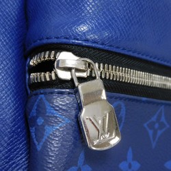 LOUIS VUITTON Rucksack Discovery PM LV Flower Blue Taiga Rama Monogram Cobalt M30229 Men's Bag