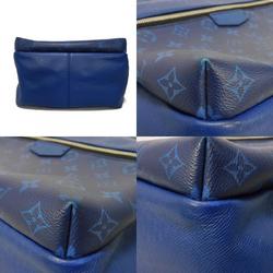 LOUIS VUITTON Rucksack Discovery PM LV Flower Blue Taiga Rama Monogram Cobalt M30229 Men's Bag