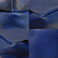 LOUIS VUITTON Rucksack Discovery PM LV Flower Blue Taiga Rama Monogram Cobalt M30229 Men's Bag