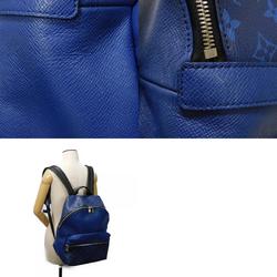 LOUIS VUITTON Rucksack Discovery PM LV Flower Blue Taiga Rama Monogram Cobalt M30229 Men's Bag