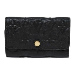 Louis Vuitton LOUIS VUITTON Key Case Multicle 6 Current LV Embossed 6-Row Black RFID Monogram Empreinte Noir M64421 Men's Women's