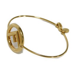 FENDI Bracelet F Is Narrow Bangle L Circle Bronze Gold 8AG762 B08 F0CFK Women's