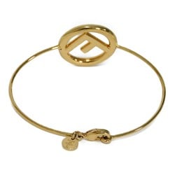 FENDI Bracelet F Is Narrow Bangle L Circle Bronze Gold 8AG762 B08 F0CFK Women's