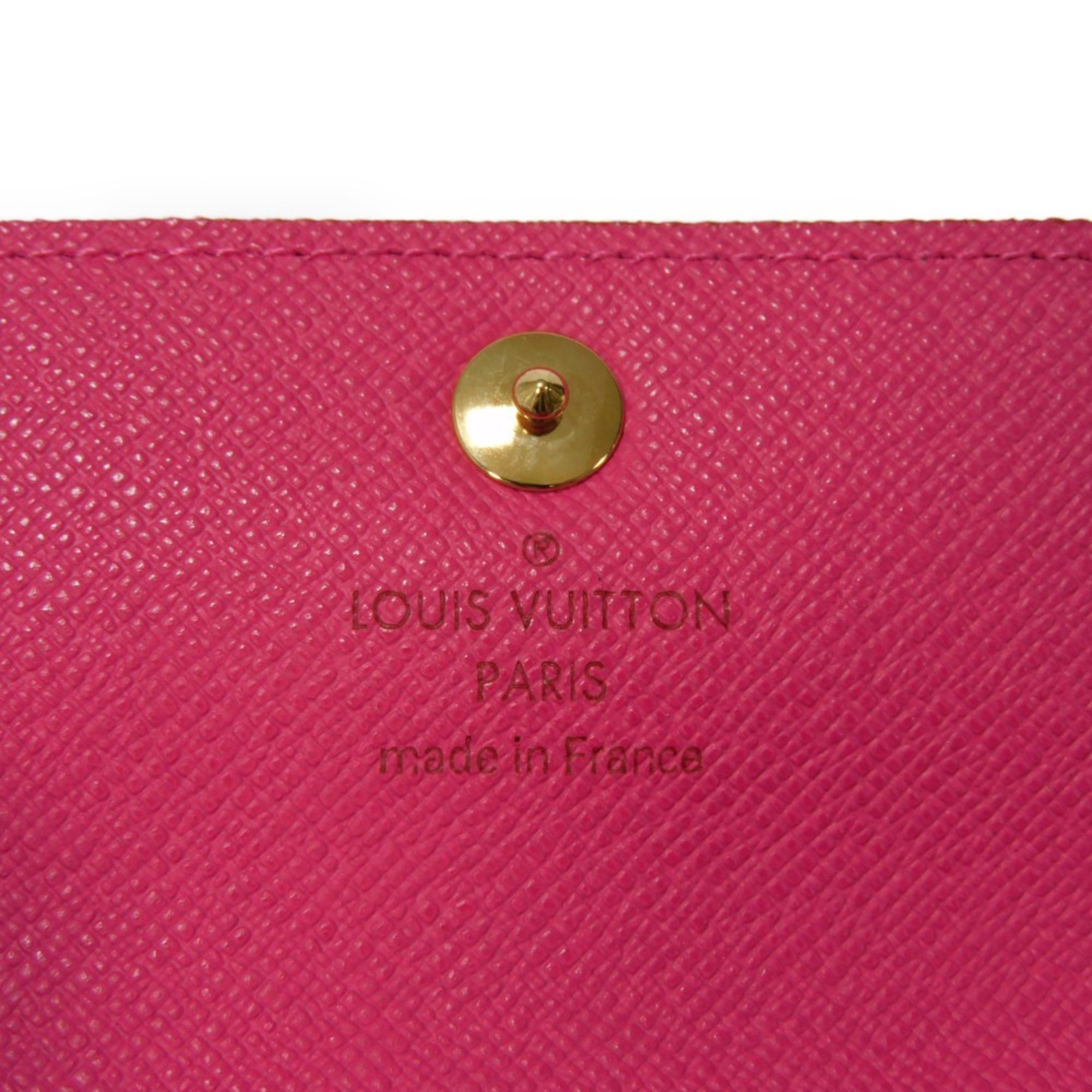 Louis Vuitton LOUIS VUITTON Key Case Multicle 4 LV Flower 4-row Snap Button Monogram Multicolor Noir Grenard M93732 Men's Women's