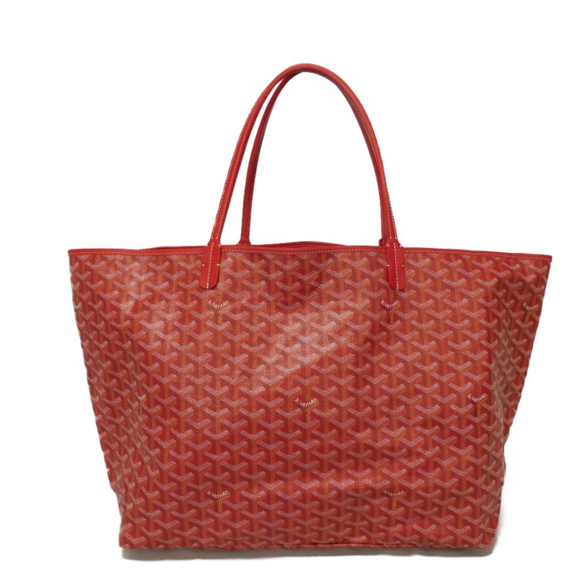 GOYARD Tote Bag Saint Louis GM Toile Large Shoulder Pouch Herringbone Red AMA LOUIS 02 Men's and Women's Bags