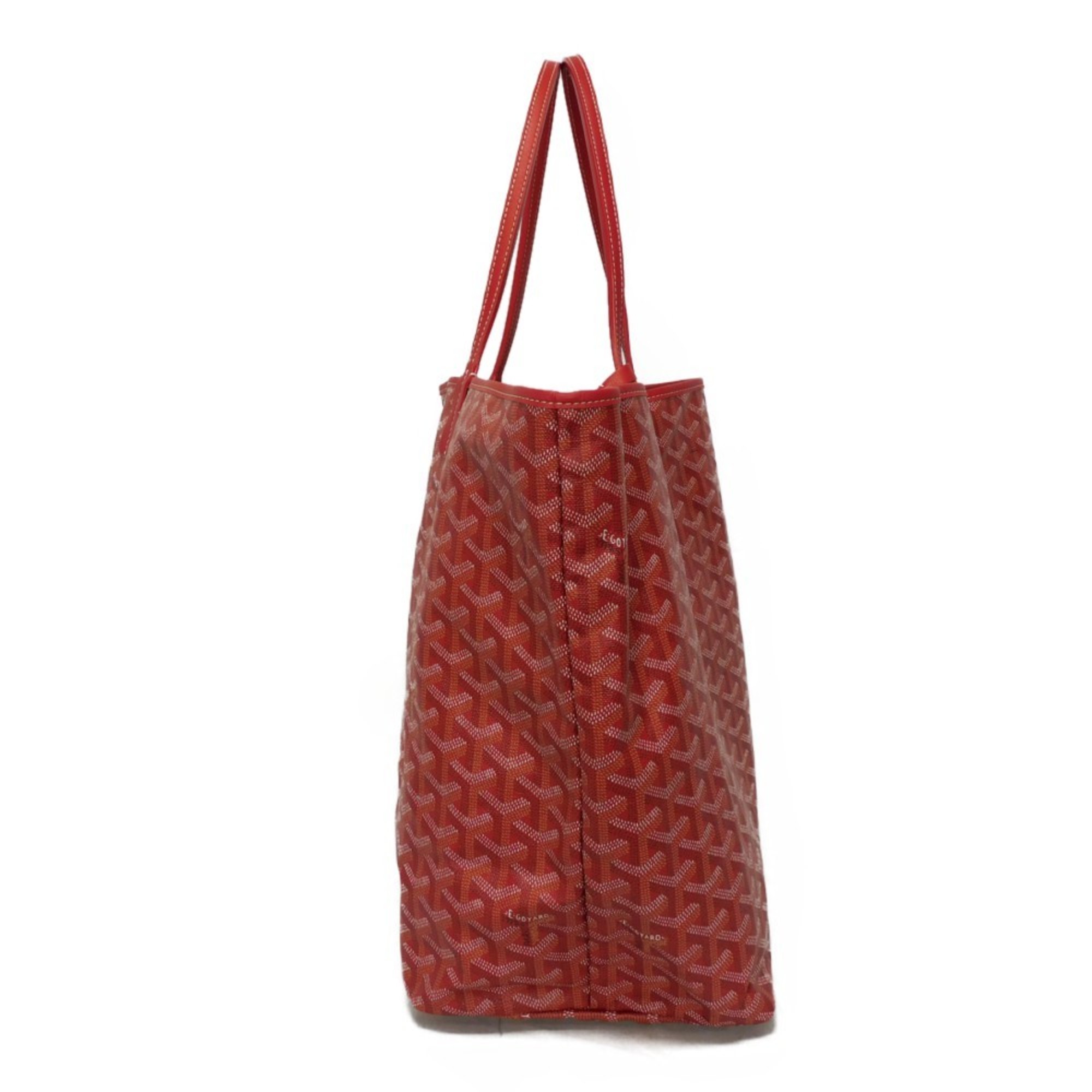 GOYARD Tote Bag Saint Louis GM Toile Large Shoulder Pouch Herringbone Red AMA LOUIS 02 Men's and Women's Bags