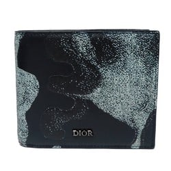 Christian Dior Dior Bifold Peter Doig Camouflage Metal Navy 2ESBC027UCD_H07E Men's Billfold Wallet