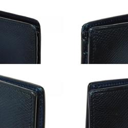 CELINE Bi-fold Wallet, Foil-stamped Calfskin, Billfold, Card Case, Current, New, Navy Blue, 10B653BEN.07OC, Men's Billfold