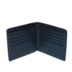 CELINE Bi-fold Wallet, Foil-stamped Calfskin, Billfold, Card Case, Current, New, Navy Blue, 10B653BEN.07OC, Men's Billfold