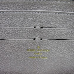 Louis Vuitton LOUIS VUITTON Long Wallet Zipper LV Flower Round Monogram Empreinte Tourterelle M69034 Men's Women's Billfold