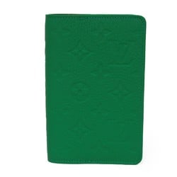 Louis Vuitton LOUIS VUITTON Diary Cover Notebook PM Emily Current Jane Vert RFID Monogram Taurillon GI1084 GI1077 Men's Women's