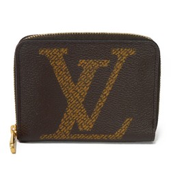 Louis Vuitton LOUIS VUITTON Coin Case Zipper Purse Current LV Round Wallet RFID Monogram Giant M69354 Men's Women's