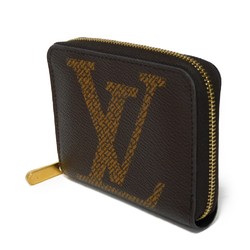 Louis Vuitton LOUIS VUITTON Coin Case Zipper Purse Current LV Round Wallet RFID Monogram Giant M69354 Men's Women's