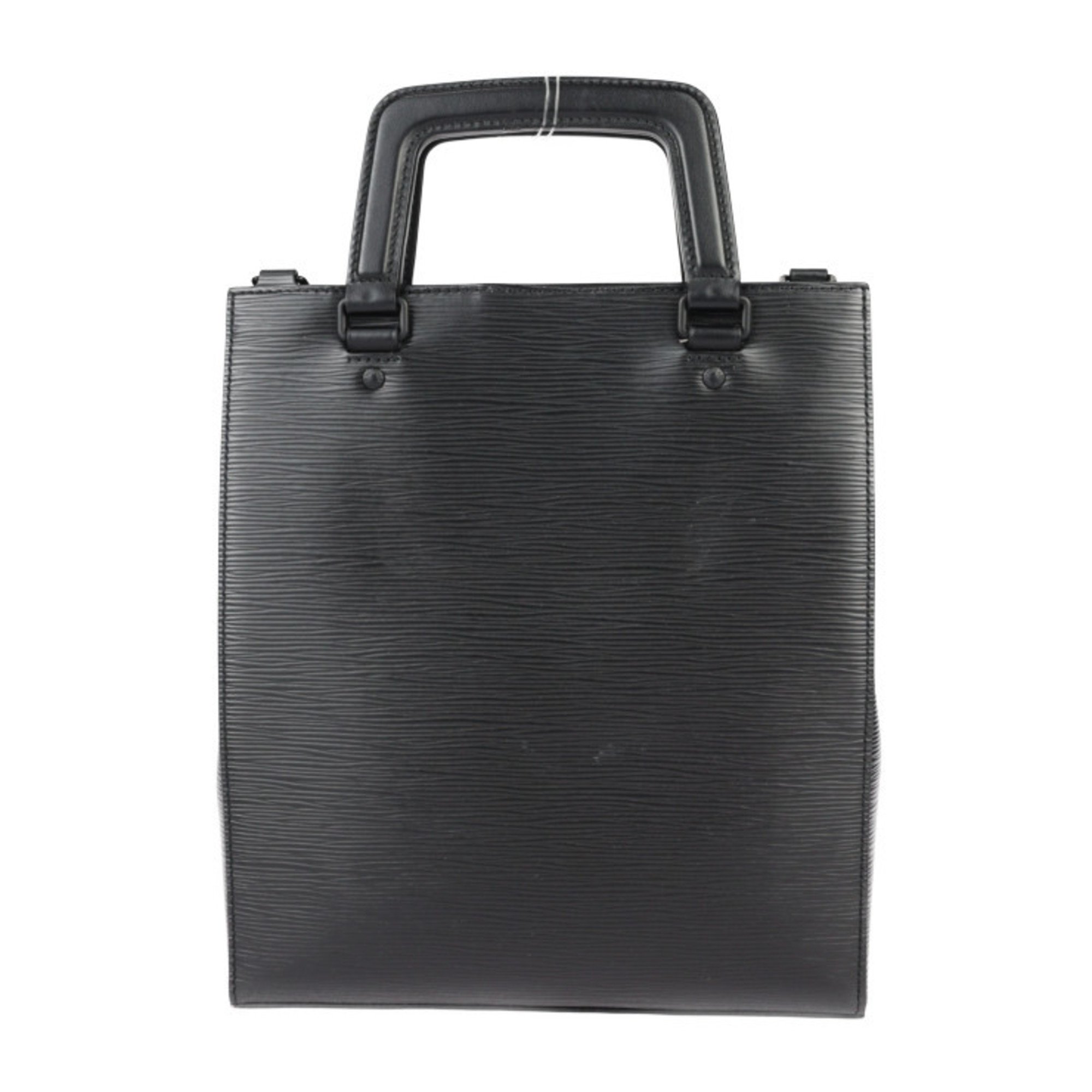 LOUIS VUITTON Louis Vuitton Sac Plat Fold Shoulder Bag Handbag M58497 Epi Leather Black Tote