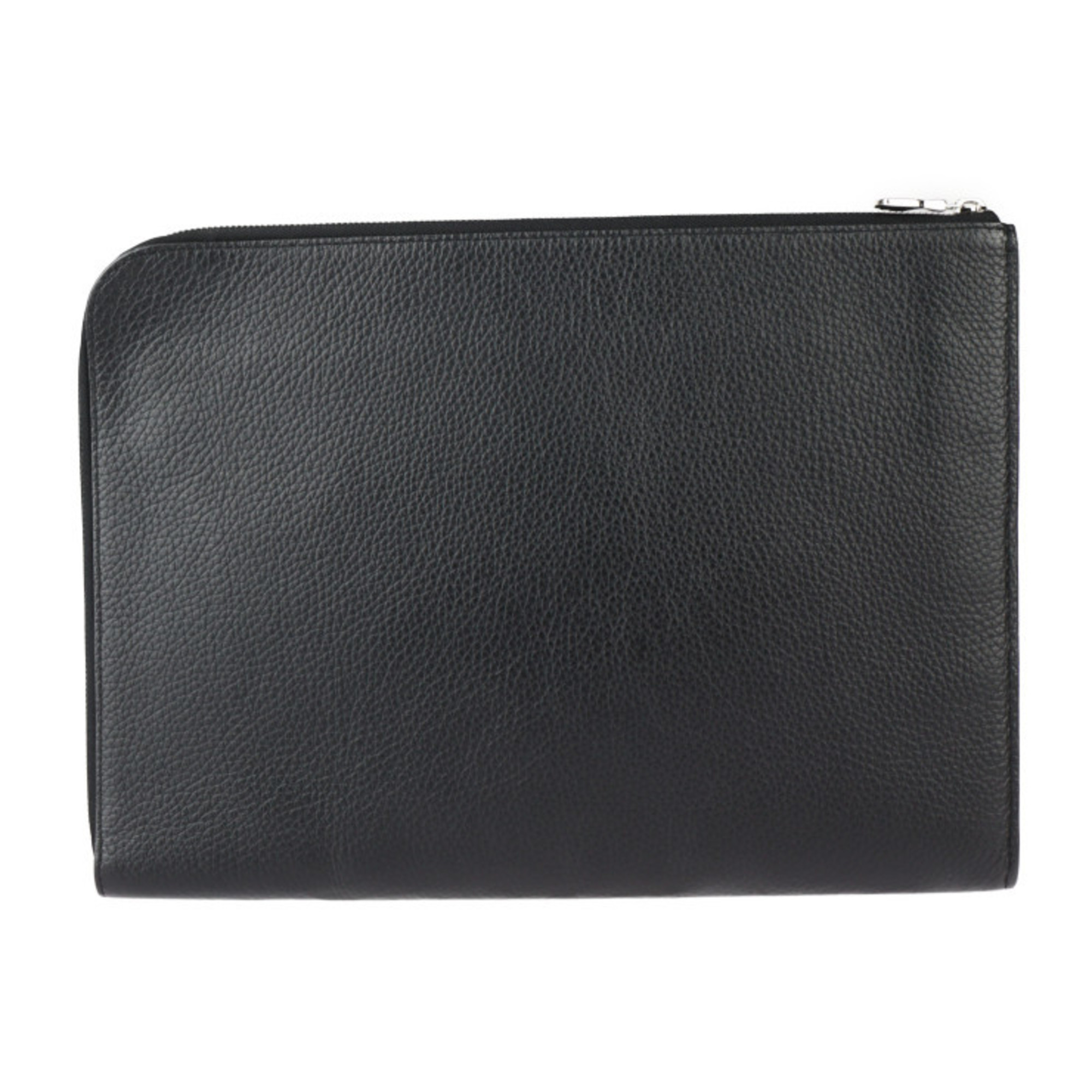 LOUIS VUITTON Louis Vuitton Pochette Jour GM Clutch Bag M67768 Taurillon Leather Noir Black Pouch L-Shaped