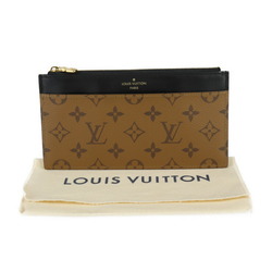 LOUIS VUITTON Louis Vuitton Purse Long Wallet M80390 Monogram Reverse Leather Brown Black Business Card Holder/Card Case Wallet/Coin Fragment Multi-Case