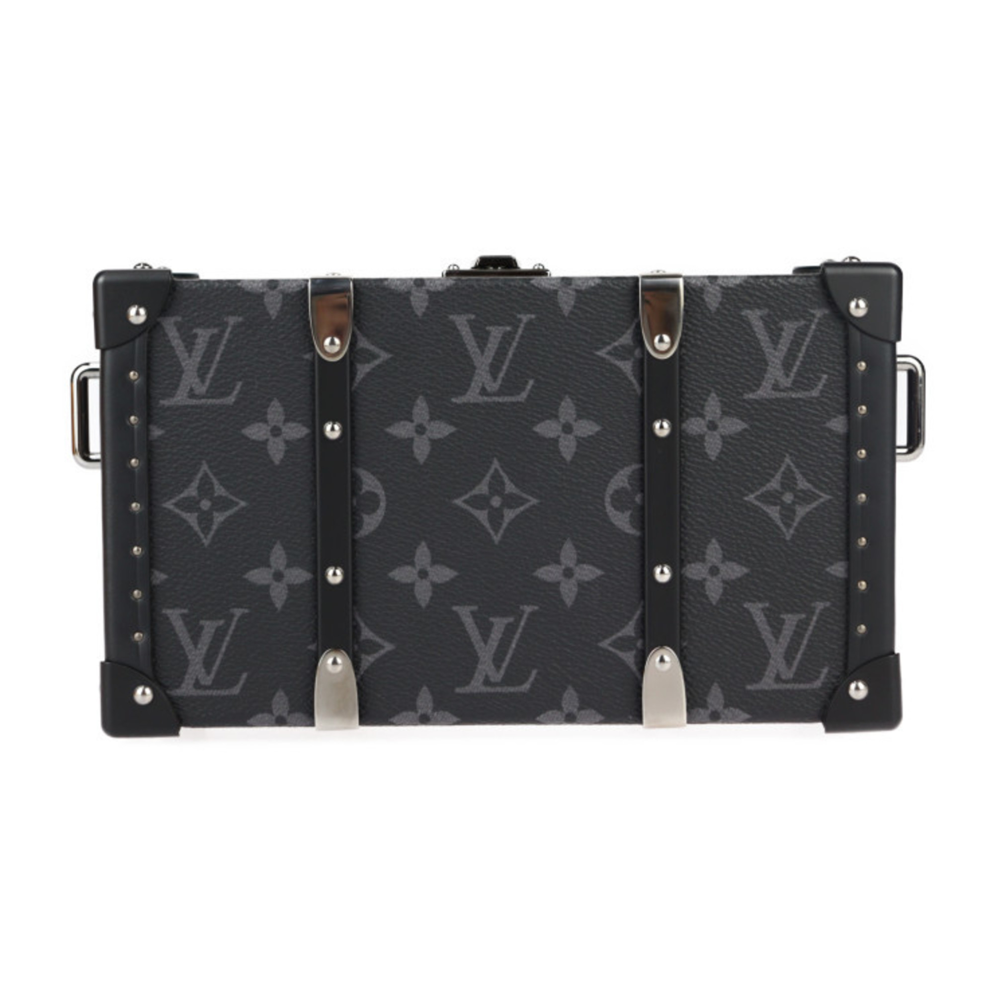 LOUIS VUITTON Louis Vuitton Neo Wallet Trunk Shoulder Bag M20954 Monogram Eclipse Black Grey Clutch Multi-Case