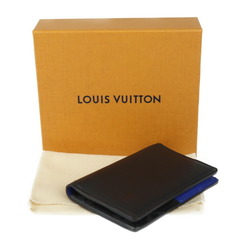 LOUIS VUITTON Louis Vuitton Organizer de Poche Business Card Holder/Card Case M80768 Epi Leather Monogram Eclipse Taiga Black Gray Blue Holder