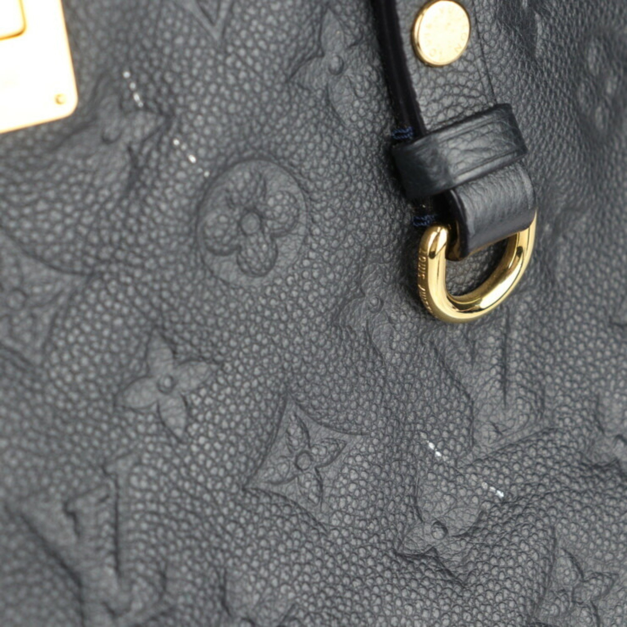 LOUIS VUITTON Louis Vuitton Citadines PM Tote Bag M40517 Monogram Empreinte Black Shoulder